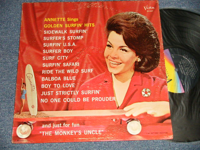 画像1: ANNETTE - SINGA GOLDEN SURFIN' HITS (Ex+/MINT- Looks:Ex+++) / 1965 US AMERICA ORIGINAL MONO Used LP  