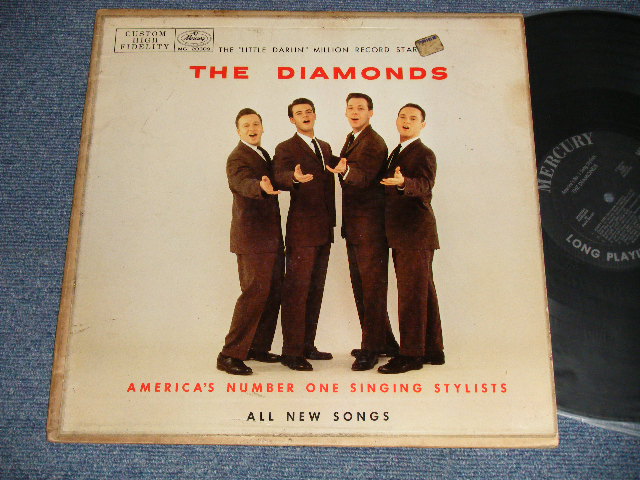 画像1: The DIAMONDS- AMERICA'S NUMBER ONE SINGING STYLES (Ex+, Ex/MINT- EDSP)/ 1957 US AMERICA ORIGINAL 1st Press "BLACK Label With SILVER PRINT Label" Used LP