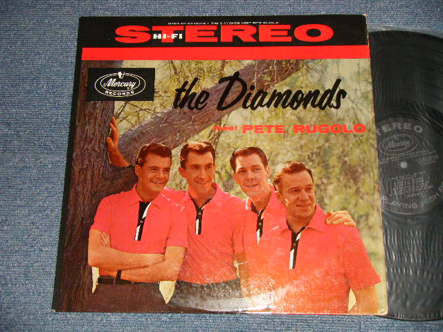 画像1: The DIAMONDS - The DIAMONDS MEET PETE RUGOLO (Ex+++, Ex++/Ex+++)/ 1959 US AMERICA ORIGINAL 1st Press "BLACK Label With SILVER PRINT Label" STEREO Used LP