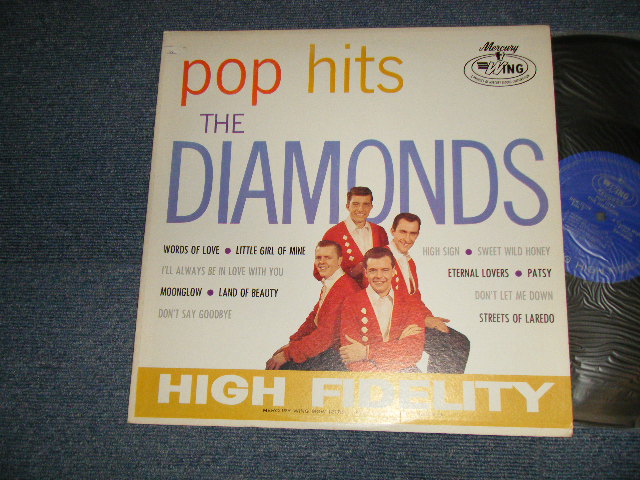 画像1: The DIAMONDS - POP HITS The DIAMONDS (Ex++/MINT- STOFC) / 1962 US AMERICA ORIGINAL 1st Press "BLUE Label With SILVER PRINT Label" MONO Used LP