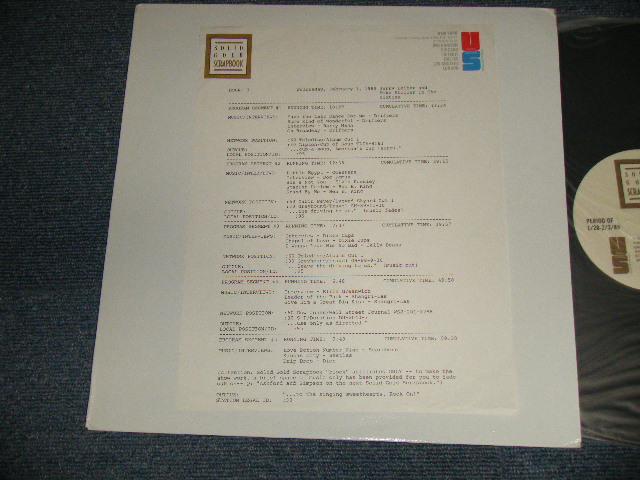 画像1:  V.A. Various RADIO SHOW - JERRY LEIBER & MIKE STOLLER IN THE 60's : SOLID GOLD SCRAPBOOK  (MINT/MINT) / 1989 US AMERICA ORIGINAL "RADIO SHOW" Used LP 