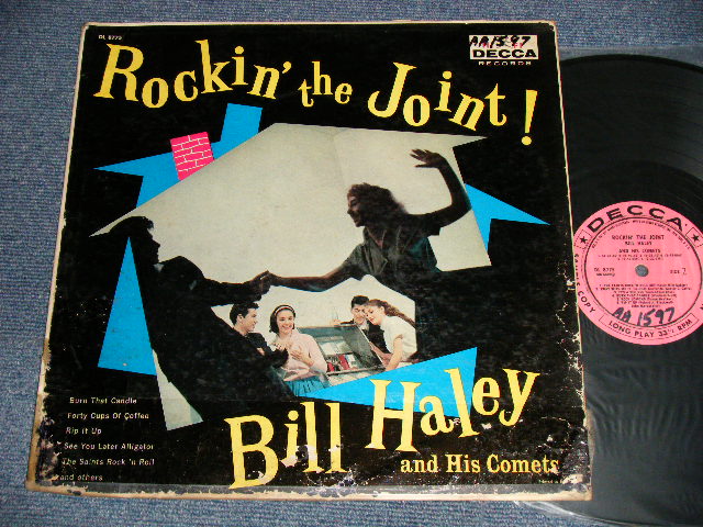 画像1: BILL HALEY and His COMETS - ROCIN' THE JOINT! (VG/Ex++ TOC, WOL, WOC) / 1958 US AMERICA ORIGINAL  "PINK LABEL; PROMO" MONO LP