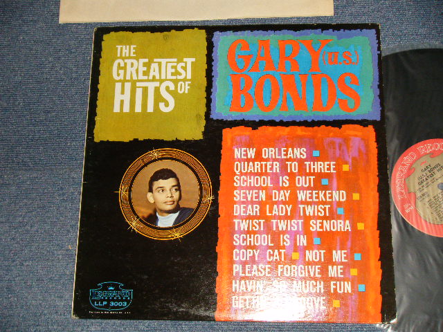 画像1: GARY U.S.BONDS - GREATEST HITS OF GARY U.S.BONDS (Ex+++, Ex/Ex++ Looks:Ex+++) / 1963 US AMERICA ORIGIBAL "PROMO" MONO Used LP