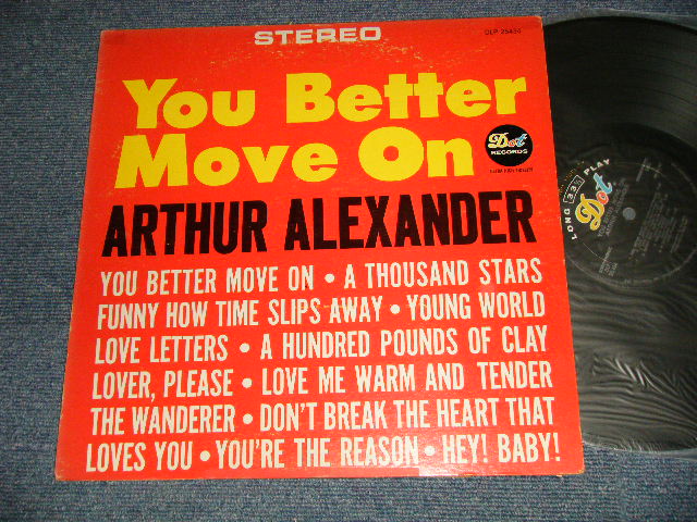 画像1: ARTHUR ALEXANDER - YOU BETTER MOVE ON (Ex++/Ex) / 1963 US AMERRICA ORIGINAL "STEREO" Used LP 