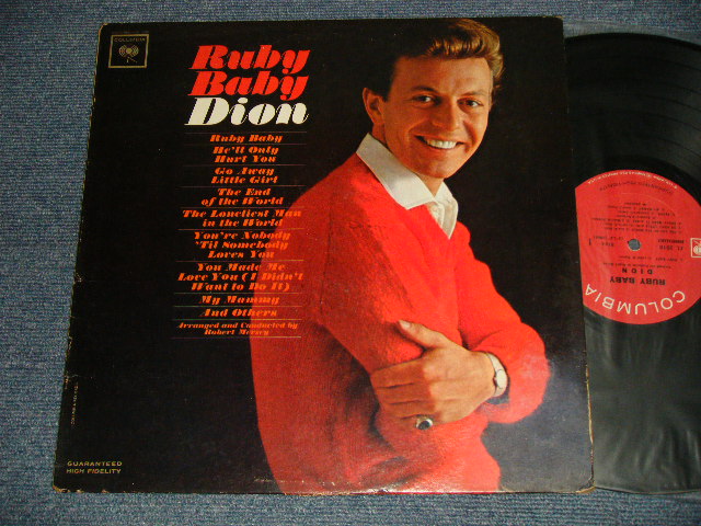 画像1: DION -  RUBY BABY (Ex+,VG+++/Ex+++ EDSP) /  1963 US AMERICA ORIGINAL MONO Used LP