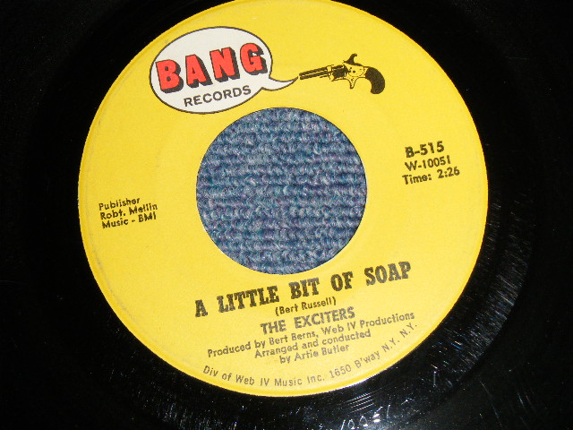 画像1: THE EXCITERS - A)A LITTLE BIT OF SOAP  B)I'M GONNA GET HIM SOMEDAY (Ex++/Ex++) / 1966 US AMERICA ORIGINAL 7" 45rpm  Single 