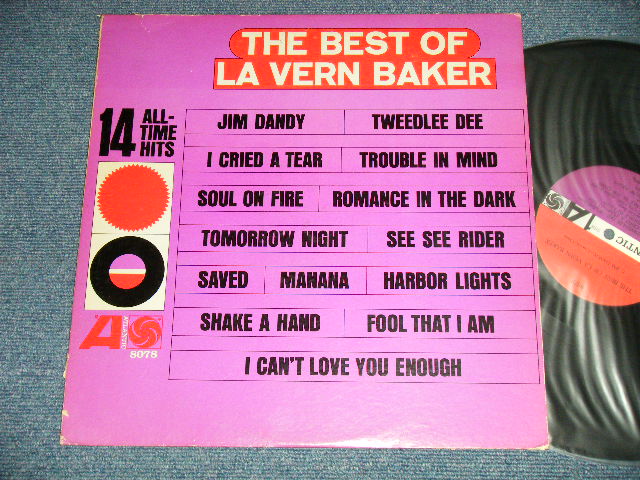 画像1: LA VERN BAKER LaVern Baker - THE BEST OF (Ex/Ex++ SPLIT) / 1962 US AMERICA ORIGINAL "RED & PURPLE Label" MONO Used LP