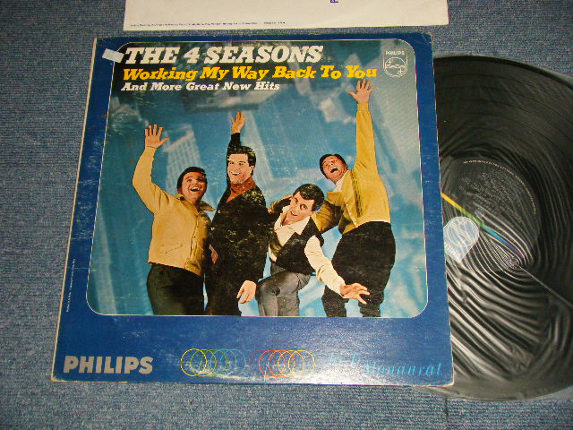 画像1: THE 4 FOUR SEASONS - WORKING MY WAY BACK TO YOU (Ex-/Ex++ EDSP,)ＳとＦＣ)   / 1965 US AMERICA ORIGINAL MONO used LP