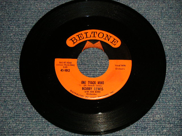 画像1: BOBBY LEWIS - A)ONE TRACK MIND   B)ARE YOU READY  (Ex++/Ex++)   / 1961 US ORIGINAL Used 7" inch SINGLE 