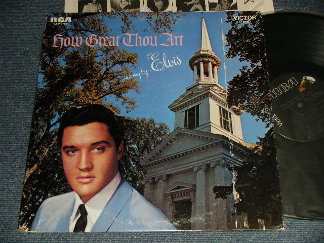 画像1: ELVIS PRESLEY - HOW GREAT THOU ART AS SONG BY (Ex++/Ex+) / 1979 Version US AMERICA REISSUE STEREO Used LP 