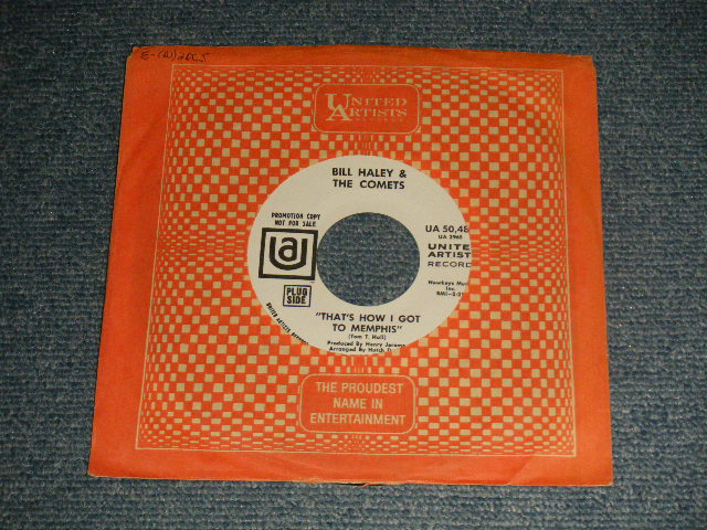 画像1: BILL HALEY & HIS COMETS - A)WHAT'S I GOT TO MEMPHIS    B) AIN'TLOVE FUNNY HAHAHA (Ex+++/Ex+++) / 1961 US AMERICA ORIGINAL "WHITE LABEL RPOMO" Used 7" SINGLE 