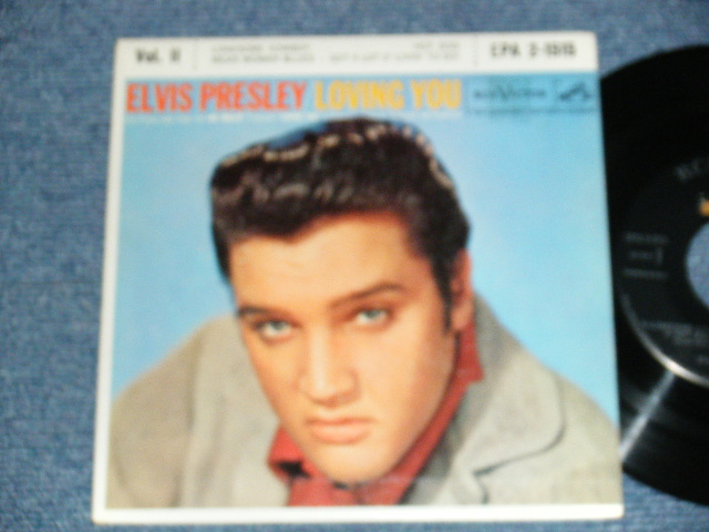 画像1: ELVIS PRESLEY - LOVING YOU VOL.II (Matrix #A)1S B)1S) (Ex+++/Ex++) / 1957 US ORIGINAL "DOG ON TOP Label" Used 7"45rpm EP With Picture Sleeve  