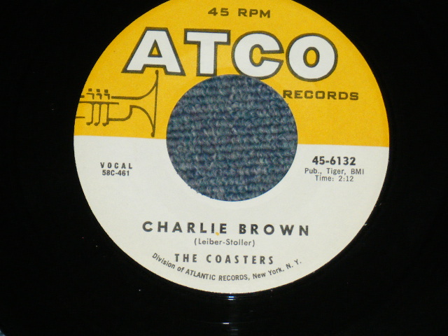 画像1: THE COASTERS - CHARLIE BROWN / 1959 US ORIGINAL 7" SINGLE 