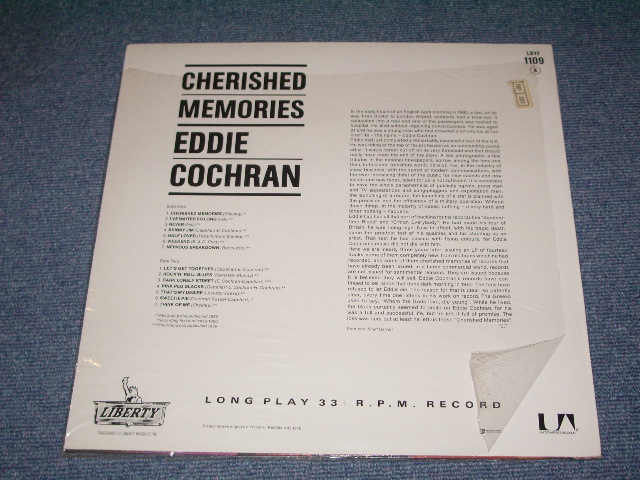 画像: EDDIE COCHRAN - CHERISHED MEMORIES / 1980s ? FRANCE REISSUE Sealed LP 