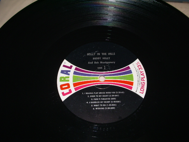 画像: BUDDY HOLLY - HOLLY IN THE HILLS ( Ex/Ex++ ) /  1965 US AMERICA ORIGINAL "MULI COLOR BAR on LABEL" mono LP