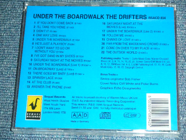 画像: THE DRIFTERS　－DEFINITIVE ANTHOLOGY FIVE : UNDER THE BOADWALK ( ORIGINAL ALBUM + BONUS ) / 1996 UK  ORIGINAL Brand New SEALED CD 