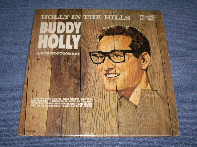 画像1: BUDDY HOLLY - HOLLY IN THE HILLS ( Ex/Ex++ ) /  1965 US AMERICA ORIGINAL "MULI COLOR BAR on LABEL" mono LP