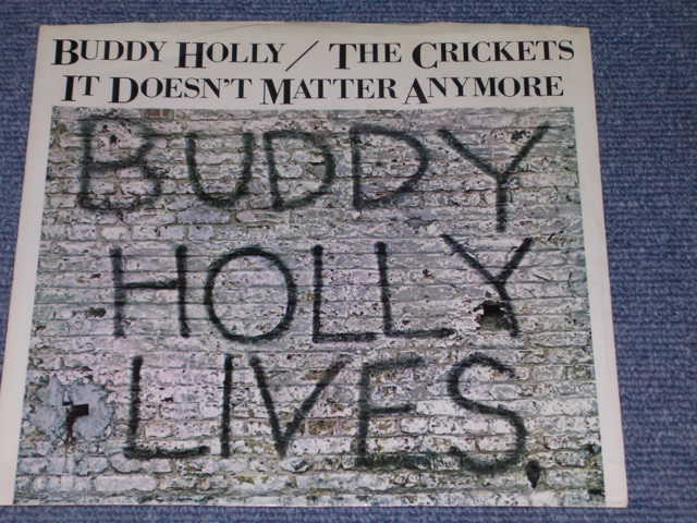 画像: BUDDY HOLLY/CRICKETS - IT DOESN'T MATTER ANYMORE ( Promo Only Same Flip : ST / ST ) / 1978 US Reissue 7" Single With PICTURE SLEEVE 