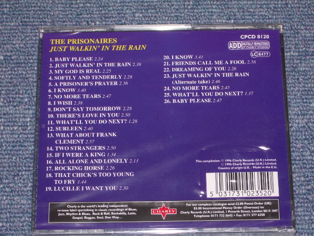画像: THE PRISONAIRES - JUST WALKIN' IN THE RAIN / 1986 UK Brand New SEALED CD  