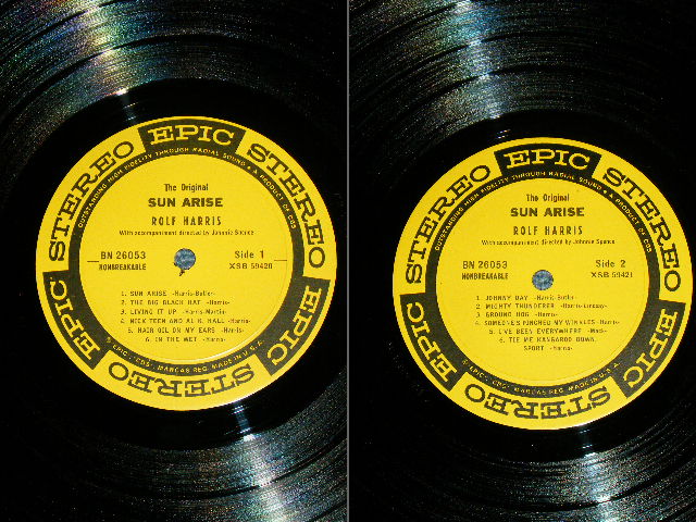 画像: ROLF HARRIS - THE ORIGINAL TIE ME KANGAROO DOWN, SPORT & SUN ARISE  / 1963 US ORIGINAL Used STEREO  LP 