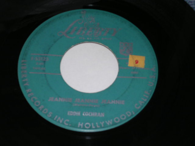 画像1: EDDIE COCHRAN - JEANNBIE JEANNIE JEANNIE / 1958 US ORIGINAL 7" Single  