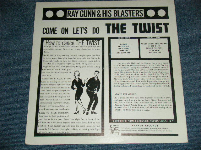 画像: RAY GUNN & HIS BLASTERS - COME ON LET'S DO THE TWIST / 1962 US ORIGINAL Used MONO LP 
