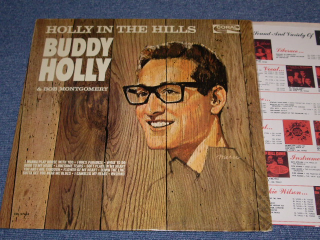 画像1: BUDDY HOLLY - HOLLY IN THE HILLS ( Ex+++/Ex+++ ) / 1965 US AMERICA ORIGINAL "MULI COLOR BAR on LABEL" mono LP  