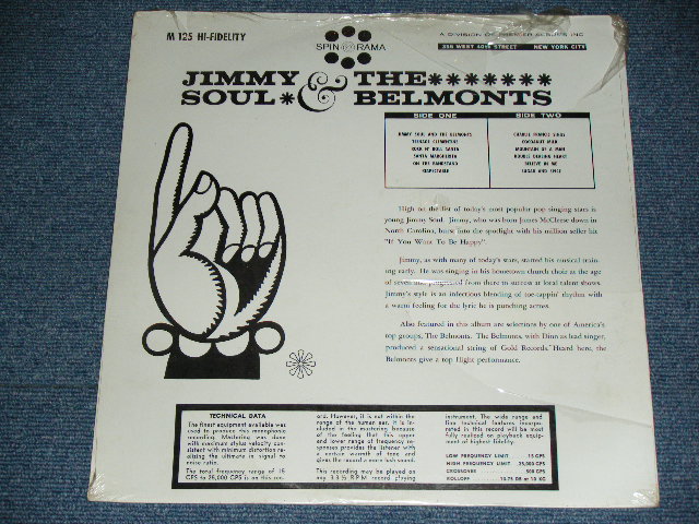 画像: JIMMY SOUL AND THE BELMONTS - JIMMY SOUL AND THE BELMONTS  / 1963 US ORIGINAL MONO Brand New SEALED LP 