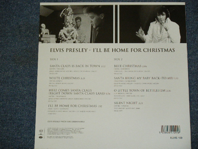 画像: ELVIS PRESLEY - I'LL BE HOME FOR CHRISTMAS / 2000 UK Only ORIGINAL Brand New 10" LP  