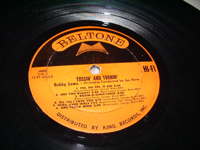 画像: BOBBY LEWIS - TOSSIN' & TURNIN' / 1961 MONO US ORIGINAL LP 