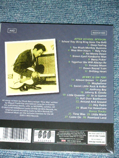 画像: CHUCK BERRY - AFTER SCHOOL SESSION + ...BERRY IS ON TOP ( 2 in 1 + Bonus ) / 2011UK  ORIGINAL Brand New SEALED CD 