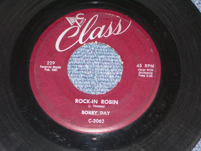 画像1: BOBBY DAY - ROCKIN' ROBIN ( ORIGIINAL 1st RELEASED ) / 1958 US ORIGINAL 7" SINGLE  