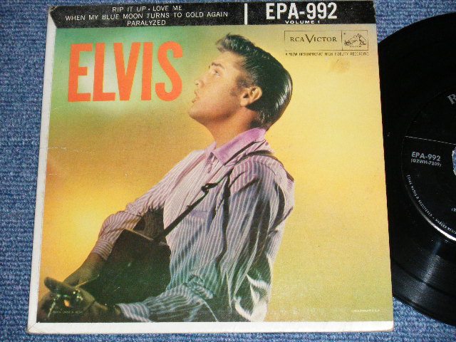 画像1: ELVIS PRESLEY - ELVIS VOL.1 / 1956 US ORIGINAL 1st Press 'LINED Label' 7"45rpm EP With Picture Sleeve  