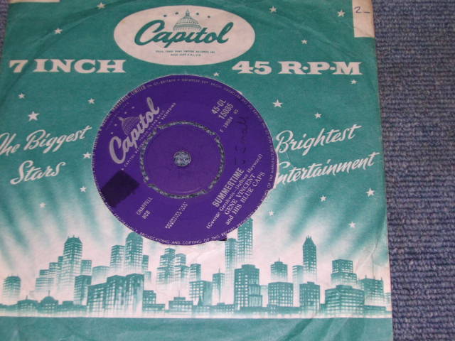 画像: GENE VINCENT - SUMMERTIME / 1959 UK ORIGINAL 7"Single 