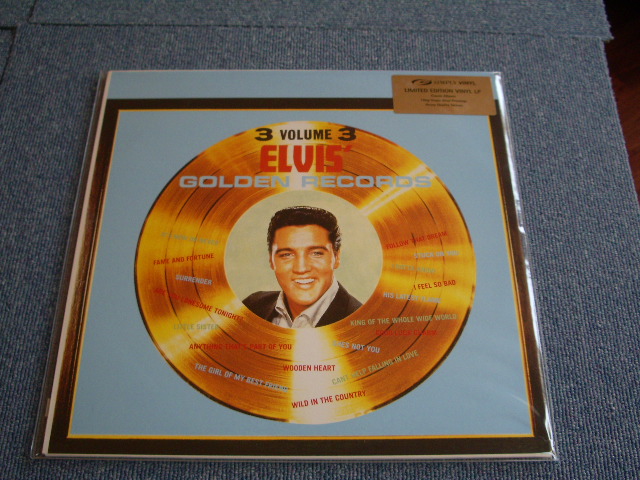 画像1: ELVIS PRESLEY - ELVIS' GOLDEN RECORDS VOL.3 + BONUS TRACKS / 1997 UK 180 glam HEAVY WEIGHT REISSUE SEALED LP 