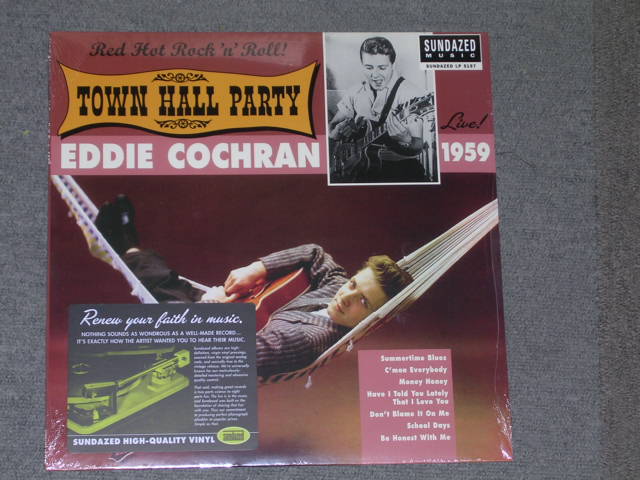 画像1: EDDIE COCHRAN - TOWN HALL PARTY / 2005 US Sealed 180g HEAVY WEIGHT LP 