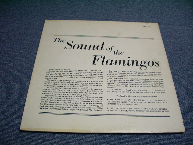 画像: THE FLAMINGOS - THE SOUND OF (Ex+/Ex++)  / 1962 US AMERICA ORIGINAL MONO Used LP  