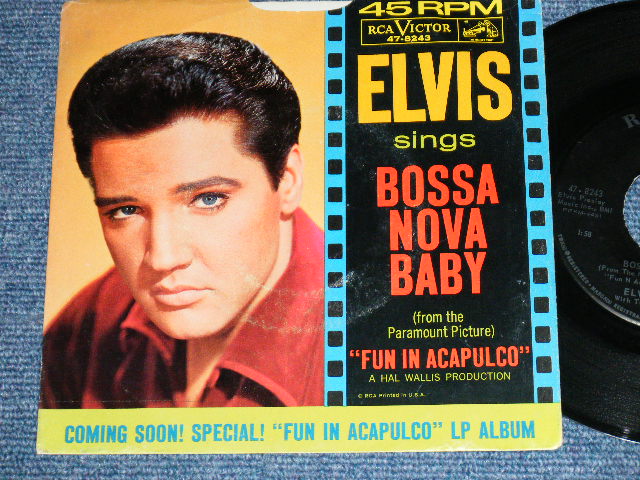 画像1: ELVIS PRESLEY - BOSSA NOVA BABY / 1963 US ORIGINAL 7"45rpm Single With Picture Sleeve  