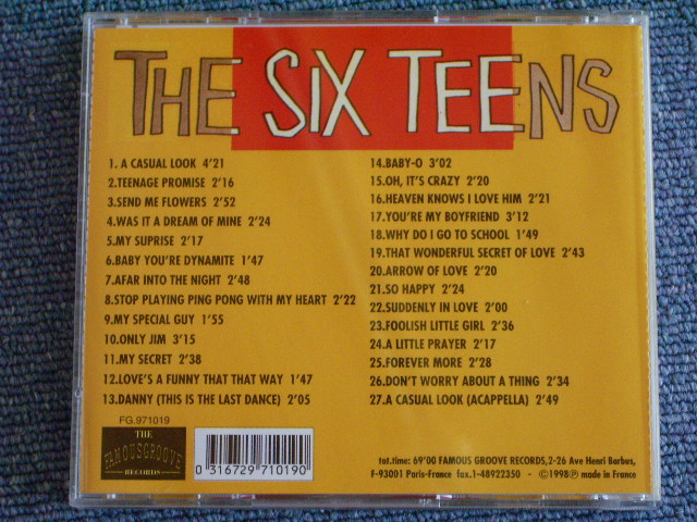 画像: THE SIX TEENS - A CASUAL LOOK / 1998 FRANCE NEW CD  