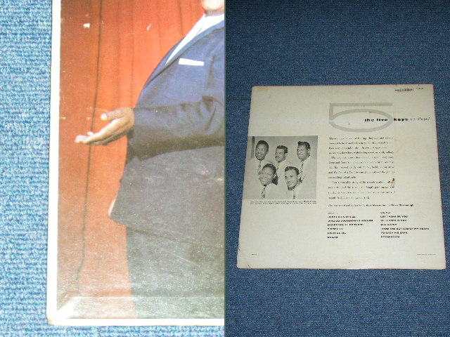 画像: THE FIVE KEYS - THE FANTASTIC ON STAGE! (Ex/Ex++  EDSP, WOBC, ) / 1957 US AMERICA ORIGINAL Mono Used LP 