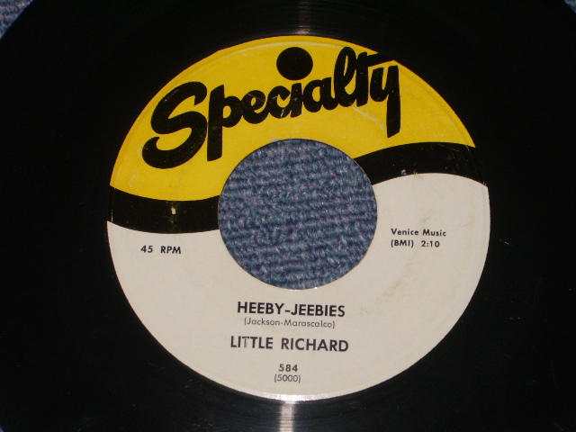 画像1: LITTLE RICHARD - HEEBY-JEEBIES / 1956 US ORIGINAL 7"SINGLE 