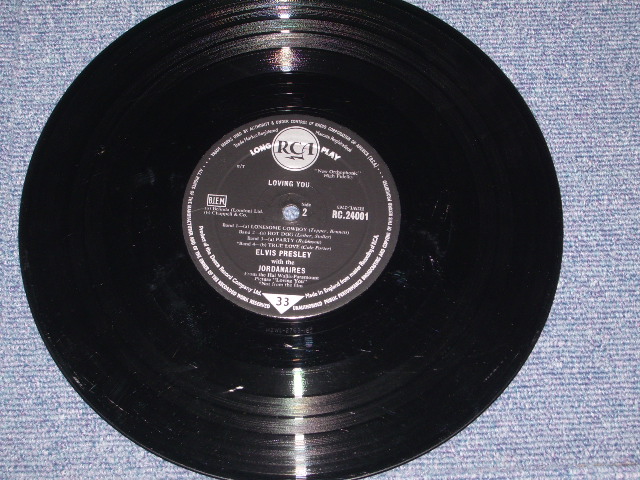 画像: ELVIS PRESLEY - LOVING YOU / 1957 UK ORIGINAL 10" LP 