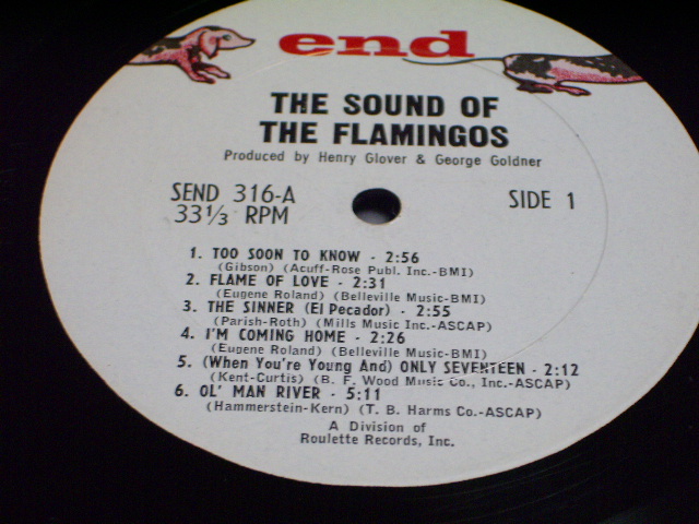 画像: THE FLAMINGOS - THE SOUND OF (Ex+/Ex++)  / 1962 US AMERICA ORIGINAL MONO Used LP  