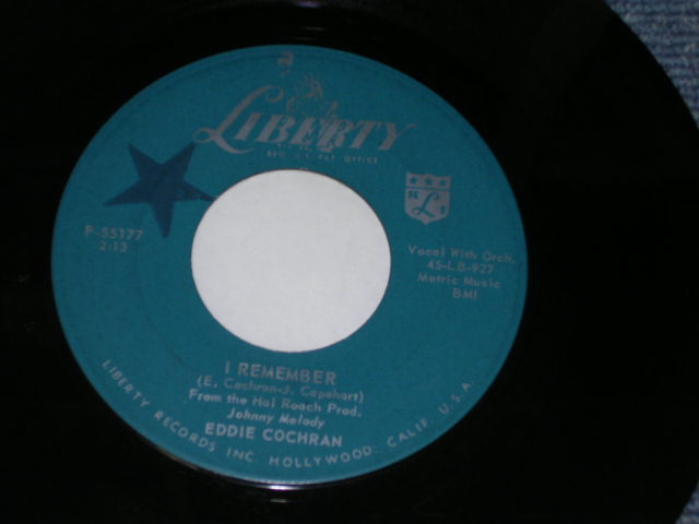 画像: EDDIE COCHRAN - TEENAGE HEAVEN / 1959 US ORIGINAL 7" Single  
