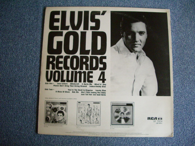 画像: ELVIS PRESLEY - ELVIS' GOLD RECORDS VOL.4 / 1969 UK SECOND PRESS STEREO LP 