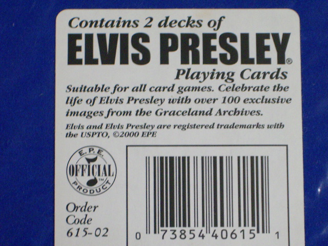 画像: ELVIS PRESLEY 2000 US PLAYING CARD SET SEALED  
