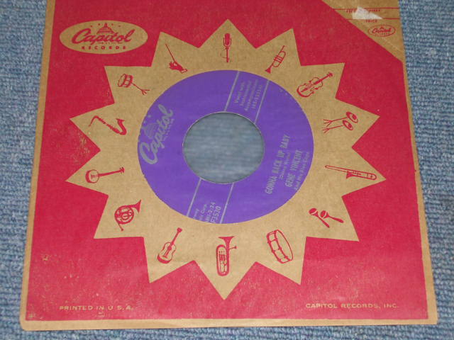 画像1: GENE VINCENT - RACE WITH THE DEVIL / 1956 US ORIGINAL 7"Single 