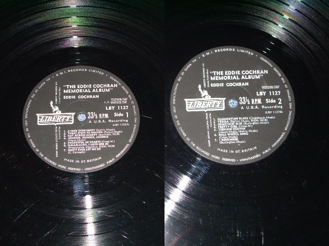 画像: EDDIE COCHRAN - THE EDDIE COCHRAN MEMORIAL ALBUM / 1963 UK Reissue of LONDON Label MONO LP 