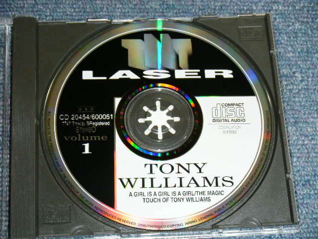 画像: TONY WILLIAMS of THE PLATTERS - VOLUME 1 : A GIRL IS A GIRL + THE MAGIC TOUCH TONY ( 2 in 1 ) / 1992 US ORIGINAL Brand New CD  