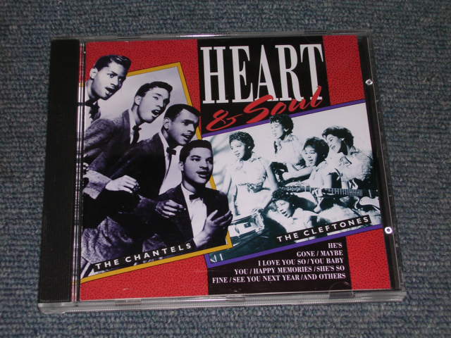 画像1: THE CHANTELS & THE CLEFTONES - HEART & SOUL / 1992 BELGIUM BRAND NEW CD  